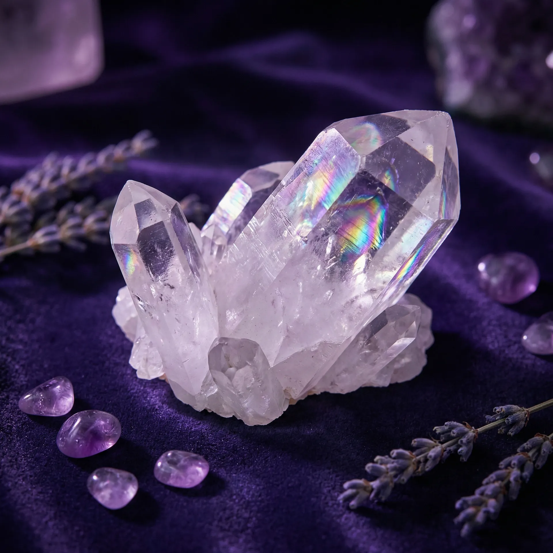 天然白水晶 - 腿张大点我就可以吃到扇贝了图 | 神秘学好物